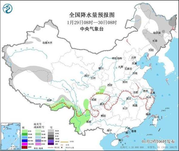 全国大部无明显降水气温回升 陆地和近海大风趋于减弱