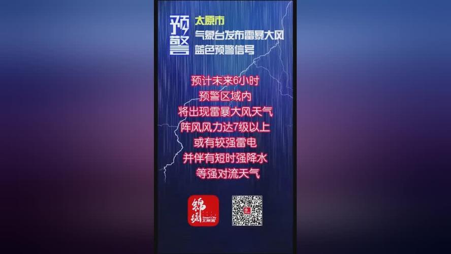 山西省泽州县发布雷暴大风蓝色预警