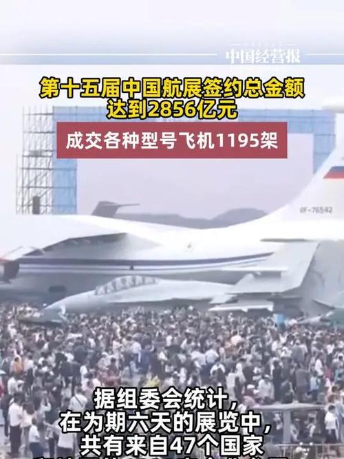 第十五届中国航展落幕签约额超二千八百亿元