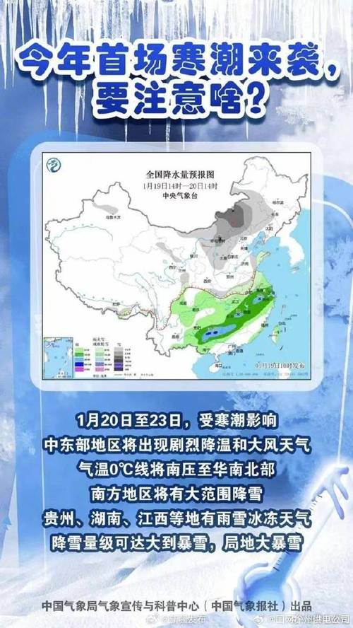 江苏省江都区发布寒潮蓝色预警